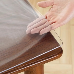 Nappe en <span class=keywords><strong>PVC</strong></span> transparente en gros, rouleaux <span class=keywords><strong>de</strong></span> nappe en plastique <span class=keywords><strong>de</strong></span> 1,5 mm d'épaisseur - Product Image 2