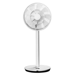 Plastik Sirkulator Udara Alas Portable 12V Brushless Dc Kipas Angin Stand Fan dengan DC Power