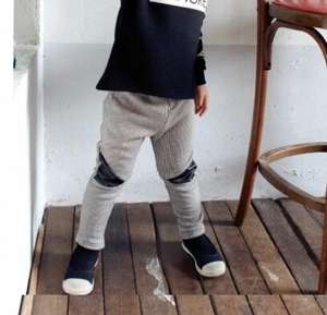 Vêtements pour enfants 2016, vêtements de mode traditionnelle, pantalons amples en tricot hippie - Product Image 4