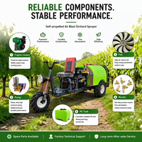 Brumisateur machine Verger Pulvérisation agricole à haute efficacité Pulvérisateur automoteur Pesticide Machine Pulvérisateur