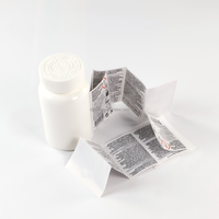Étiquette autocollante multi-pages avec contenu étendu, livret ECL personnalisé pour emballage de coffret cadeau haut de gamme