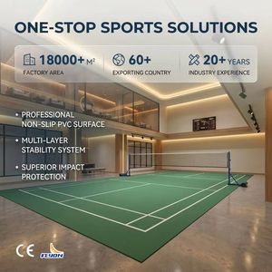 Suelo Deportivo Antideslizante de Alto Rendimiento para Canchas de Bádminton con Absorción de Impactos Superior y Protección de Articulaciones - Product Image 1