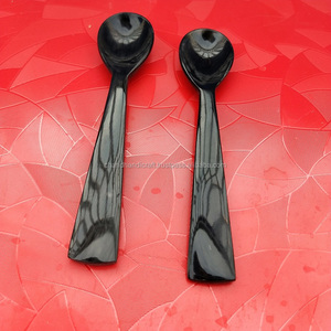 คุณภาพส่งออกช้อนฮอร์นสีดำขนาดเล็กตามธรรมชาติ - Product Image 6