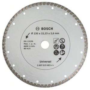 BOSCH - 2607019480 Disco de corte de diamante Turbo - EAN 3165140415989 CUCHILLAS Y DISCOS DE CORTE CUCHILLAS DE DIAMANTE - Product Image 1