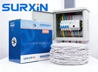 Câble LAN intérieur UTP CAT6 CAT6A F/UTP SFTP CAT6a 305m en boîte de tirage, câble Ethernet Cat 6, câble Internet – Prix usine