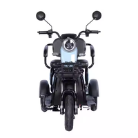 Tricycle électrique motorisé en acier, robuste> 60V >1000W, engrenages à 3 vitesses, plastique ouvert certifié DOT pour 4 passagers 20/58AH