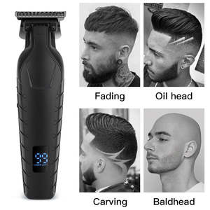 Tondeuses à cheveux professionnelles Barbes rechargeables Affichage LCD électrique <span class=keywords><strong>Tondeuse</strong></span> à tête d'huile pour hommes - Product Image 2