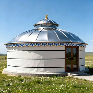 Yurtes mongoliennes de haute qualité avec une structure solide et épaisse, idéales pour les <span class=keywords><strong>vacances</strong></span> <span class=keywords><strong>en</strong></span> plein air et la détente. - Product Image 1