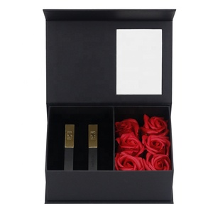 Cadeau avec inscription I love you, boîte rectangle, avec <span class=keywords><strong>fleur</strong></span> en argile, pour la saint-valentin, pour la fête des mères, boîte cadeau pour petite amie - Product Image 2