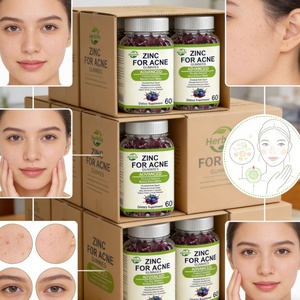 Gomitas Faciales Limpiadoras de Piel OEM de Fábrica, Eliminador de Acné, Cuidado de la Piel, Suplemento Diario para la Salud, Gomitas de Zinc para el Acné - Product Image 3