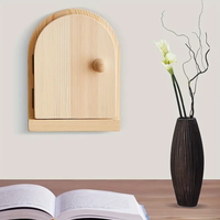 Couverture de plaque d'interrupteur en bois rustique Design minimaliste moderne Art mural créatif interrupteur protecteur cadeau de noël Style Vintage