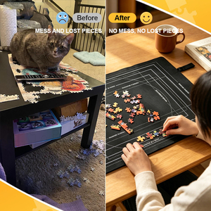 Tapis de jeu moderne lavable en feutre, pliable, pour enfants, idéal pour la maison et les pique-niques - Product Image 6