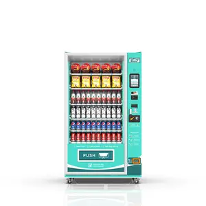 Hoge Capaciteit Veertype Automaat Automatische Koopautomaten Voor Voedsel En Dranken Snackautomaten