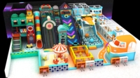 Vente Flash : Système de Jeux d'Intérieur Commercial pour Enfants, Grande Taille Personnalisable, Design Thème Populaire, Parc de Jeux Intérieur Type Château