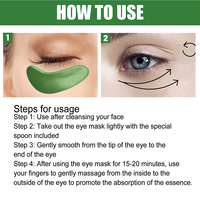 Masque sous les yeux de marque privée Algues Anti-rides Réduire les cernes Patchs au collagène pour les yeux Coussinet sous les yeux en hydrogel