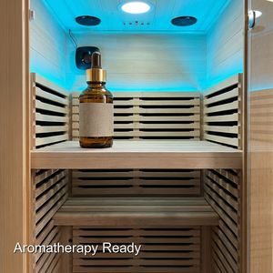 Tente de sauna vapeur portable pour thérapeutes mobiles avec commande à distance et boîte à herbes pour l'aromathérapie - Product Image 2
