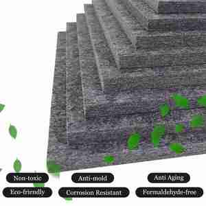 Paneles Acústicos Reciclados de Fibra de Poliéster de Diseño Moderno en Oferta, Diseño de Modelo 3D, NRC 0.85, Venta Directa de Fábrica para Apartamentos - Product Image 4