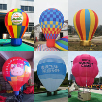 Ballon à air chaud gonflable personnalisé avec logo imprimé pour les promotions sur les toits, tailles et couleurs personnalisées