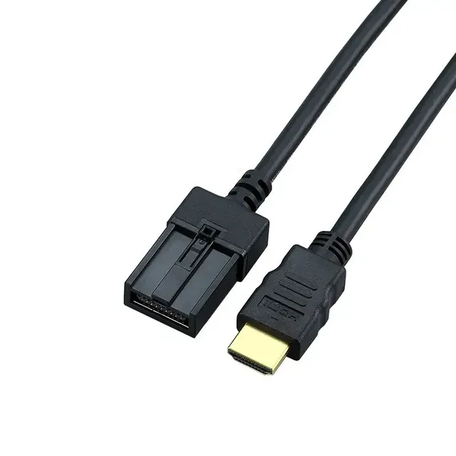Wholesale Coaxial Braid PVC 24k Gold Plated Male to Male for to for E Cable for Camera & Car Use