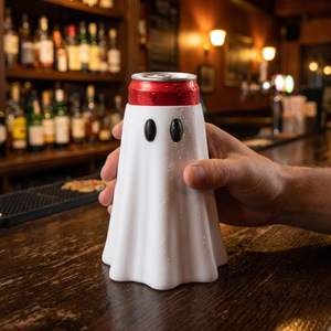 Portavasos Personalizado con Impresión 3D, Estilo Halloween, para Latas de 12 oz, con Tapa Antipolvo, Material PLA, Diseño de Dibujos Animados - Product Image 6