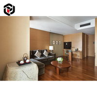 Lit King Size Moderne Personnalisé en Forme de U, Suite de Chambre en Bois et Métal, Écologique et Durable, Mobilier d'Hôtel et d'Appartement Cinq Étoiles