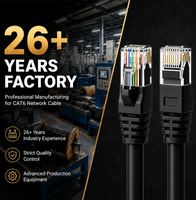 Câble réseau CAT6 personnalisé, câble Ethernet RJ45, câble LAN pour la maison, le bureau, l'ordinateur, le routeur, le commutateur