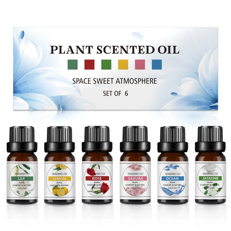 Water Soluble Essential Oil Set Many Fragrance Ocean Lily Rose