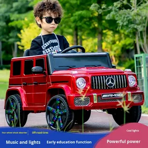รถยนต์ไฟฟ้าสำหรับเด็ก GLIWAY 12V พร้อมไฟ LED หลายสี บลูทูธ MP3 รีโมทคอนโทรล ขับเคลื่อนด้วยตัวเอง ประตูคู่ วัสดุ ABS - Product Image 1