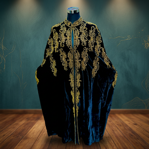Robe de soirée maxi en satin pour mariée, motif de cristal exquis, broderie artisanale, majestueuse, pour fêtes, mariages, élégante, vintage, de mariée - Product Image 2