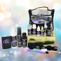 Offre Spéciale : Kit d'Installation de Perruques en Dentelle avec Outils, Colle pour Dentelle, Cire Coiffante en Stick, Mousse pour Cheveux Bouclés, Spray Fixateur et Sac de Voyage