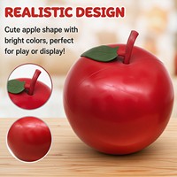 Ballon anti-stress pomme en gros, édition Noël géante, jouet sensoriel souple pour soulager l'anxiété, idéal pour les fêtes de Noël