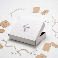 Boîte d'expédition en carton ondulé recyclé avec protection d'angle, écologique, en vrac