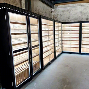 Humidor à cigares en cèdre espagnol, armoire à vin 4000, vitrine antique pour fumeurs, meuble de salle à cigares pour magasin de cigares - Product Image 1