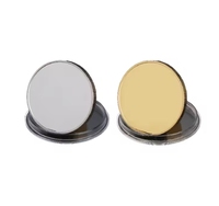 Pièce personnalisée JinRuiXiang en stock pièces en métal vierges en alliage de zinc de 40mm de diamètre pour la gravure au laser