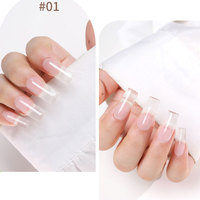 Colle à ongles personnalisée Pro Gel d'extension de construction antiadhésif Constructeur de gel dur Extensions d'ongles Constructeur d'ongles en gel dur