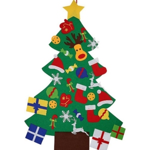 3D DIY Toddler Cảm Thấy Cây Giáng Sinh Với Người Tuyết Santa Mệnh Đề Đồ Trang Trí Trẻ Em Quà Tặng Đồ Chơi Năm Mới Xmas Đảng Trang Trí - Product Image 1