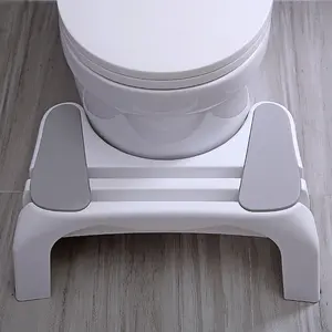 Adult and children Bathroom Toilet Stool Potty Step Poop Stool Plastic Squatting Toilet Stool