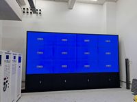 Pantalla de Señalización Digital con Video Wall LCD de 55/46 Pulgadas con Conteo de Personas y Táctil Infrarrojo, Configuraciones 2x2/3x3, Pantalla LED para Interiores