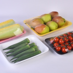 Usine personnalisée 100% plateau en mousse recyclable pour animaux <span class=keywords><strong>de</strong></span> compagnie supermarché viande fraîche fruits légumes plateau en mousse - Product Image 4
