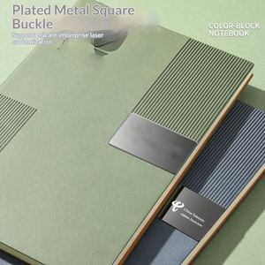 Carnet A5 en cuir PU de luxe personnalisé, relié cousu, avec coffret cadeau de papeterie d'entreprise – Vente en gros promotionnelle - Product Image 3