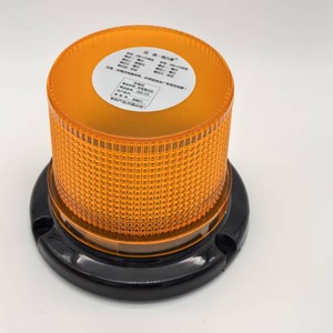 Luz de Advertencia Giratoria 080-CD LED Recargable IP65 con Marco de Plástico para Señalización de Seguridad en Obras de Construcción - Product Image 4