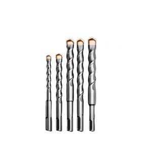 Foret de construction à tige spirale ronde 6 8 10 12 16 mm pour le perçage du béton, du ciment et des barres d'armature, pénétration murale - Product Image 2