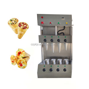 Machine à fabriquer des cônes à pizza sucrés de forme ronde, prix professionnel et abordable, machine à fabriquer des cônes à gaufres - Product Image 3