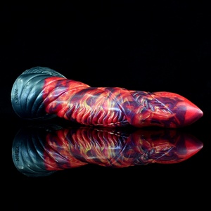 NNSX Dildo Curvo de 23 cm con Diseño Alienígena, Fantástico Dildo de 9 Pulgadas con Fuerte Succión para Mujeres Adultas, Juguetes Sexuales Eróticos - Product Image 5