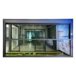 Fenêtres verticales intelligentes transfrontalières à battants, en aluminium, avec protection anti-pincement, réinitialisation automatique et rupture de pont thermique - Product Image 4