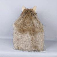 Coiffe unisexe en fausse fourrure tête de loup, thème animal tendance, pour Noël, carnaval, cosplay, spectacle, danse, accessoires de fête