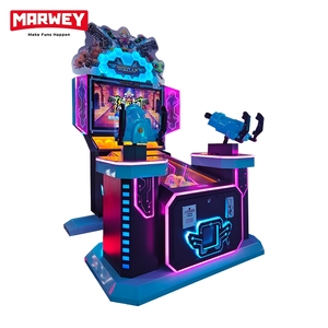 Marwey Nouveau Design Jedi Twin Guns Simulation <span class=keywords><strong>Gunman</strong></span> Machine de Jeu de Tir Machines d'Arcade Interactives pour Enfants Vente à Chaud - Product Image 2