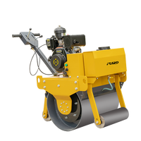 Rouleau compacteur vibrant à tambour unique de 500 kg à bas prix, machine de compactage pour asphalte, mini-compacteur portatif pour routes