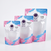 Sachets Doypack Personnalisés Imprimés avec Fermetures Éclair et Fenêtres pour Aliments pour Bébés, Chewing-gums, Bonbons, Aliments Lyophilisés - Feuille d'Aluminium Thermoscellable