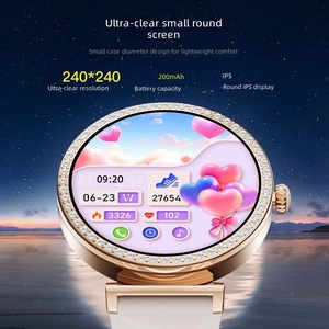 Reloj Inteligente Personalizado S16 Diamond para <span class=keywords><strong>Mujer</strong></span>, Pantalla de 1.27 Pulgadas, Duración de la Batería de 7 a 14 Días, Monitoreo de Salud, Seguimiento de Actividad Física, Mensajes - Product Image 2